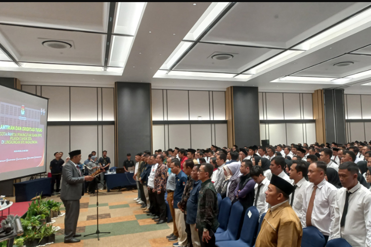 KPU Kabupaten Majalengka melantik anggota PPS. (FOTO: Diskominfo Majalengka for TIMES Indonesia)