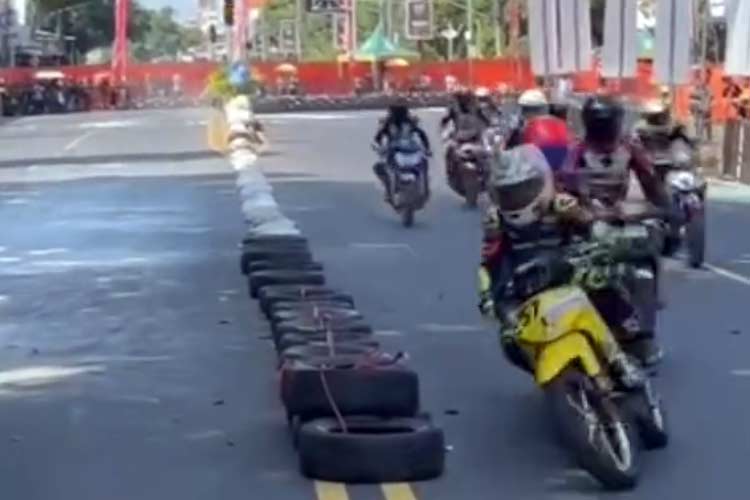 Road Race Bupati Cup. (Foto: Tangkapan Layar)