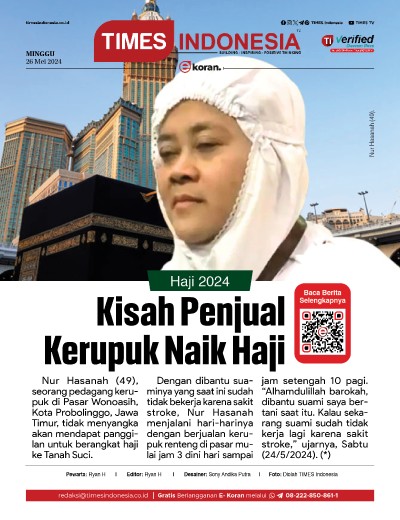 Edisi Minggu,26 Mei 2024: E-Koran, Bacaan Positif Masyarakat 5.0
