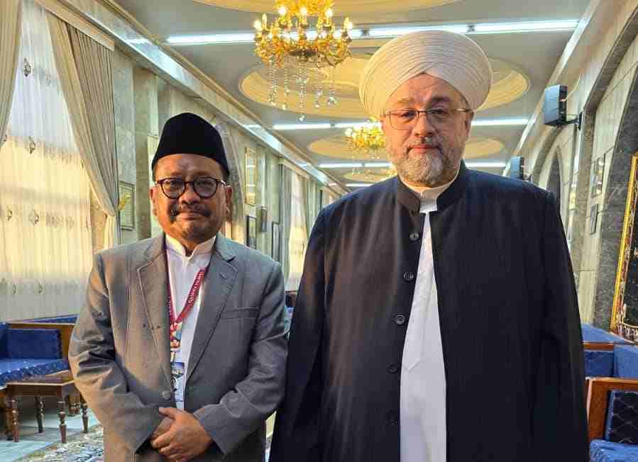 Prof Mas'ud Said bersama Syeich Afifuddin Al Jailani. (foto: ISNU for TIMES Indonesia)
