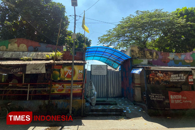 Lokasi eks playground di belakang Taman Makam Pahlawan (TMP) Kota Malang. (Foto: Rizky Kurniawan Pratama/TIMES Indonesia)
