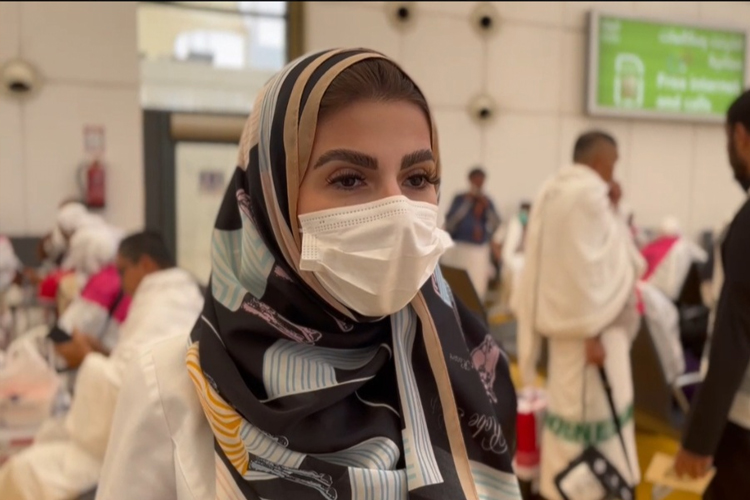 Dokter Muda Klinik Sultan Abdullah, Nouran Essam, di BUIRA Jeddah. (Foto: MCH Kemenag RI)