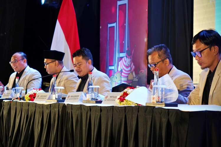 Penetapan Calon Terpilih Anggota DPRD Jatim Periode 2024-2029 di Hotel Shangri-La Surabaya, Selasa (28/5/2024). (Foto: Dok.KPU Jatim)