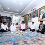 Didampingi Menag dan Menteri PUPR, Presiden Jokowi Takziyah ke Habib Lutfi bin Yahya