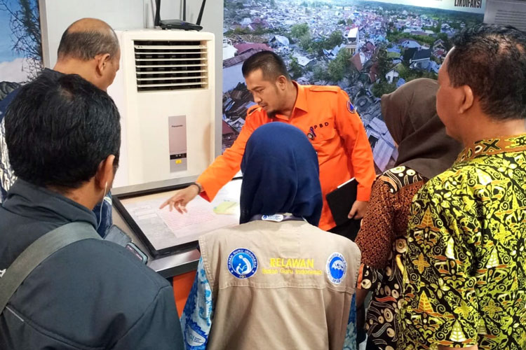 Rombongan IGI Jatim saat melakukan kunjungan di Kantor BPBD Jatim, Kamis (30/5/2024). (Foto: Dok. BPBD Jatim)