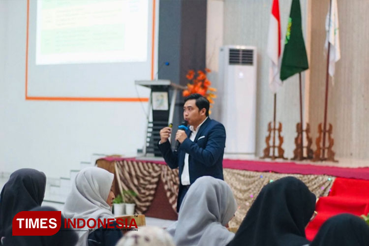 Wakil Bendahara Umum Himpunan Pengusaha Muda Indonesia (HIPMI) Banten, Wimam Pradana Putra. (FOTO: Muhammad Uqel / TIMES Indonesia) 