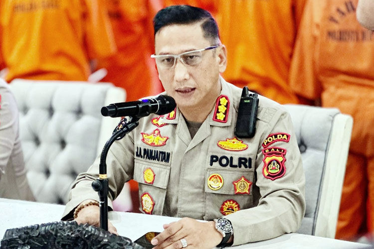 Kabid Humas Polda Bali imbau warga Bali untuk tak terprovokasi pesan berantai ancaman kelompok Gaza. (Foto: Humas Polda Bali)