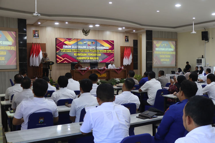 Polres Malang Gelar Rapat Koordinasi Penyidik Polri dan PPNS terkait Fungsi Penyidikan
