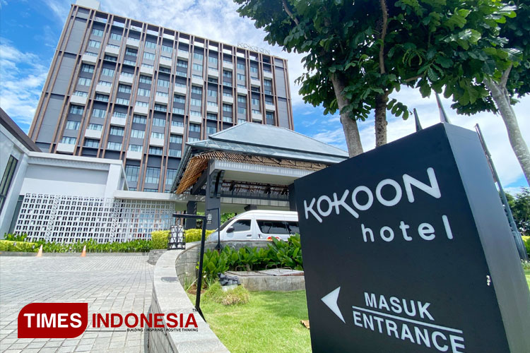 Wajah bangunan gedung Kokoon Hotel Banyuwangi. (FOTO: Fazar Dimas/TIMES Indonesia).