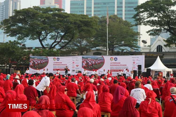 Dukung Indonesia Bugar 2045, Komunitas BEPers Indonesia Gelar Latihan Gabungan