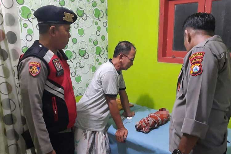 Bayi Masih Hidup Dibuang di Area Pemakaman Palanggeran Pamekasan