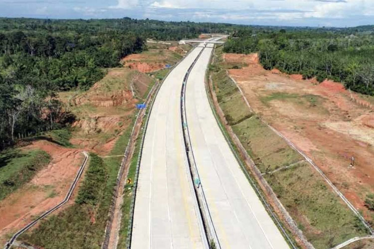 Ilustrasi pengerjaan jalan tol. (Foto: Dok PUPR)