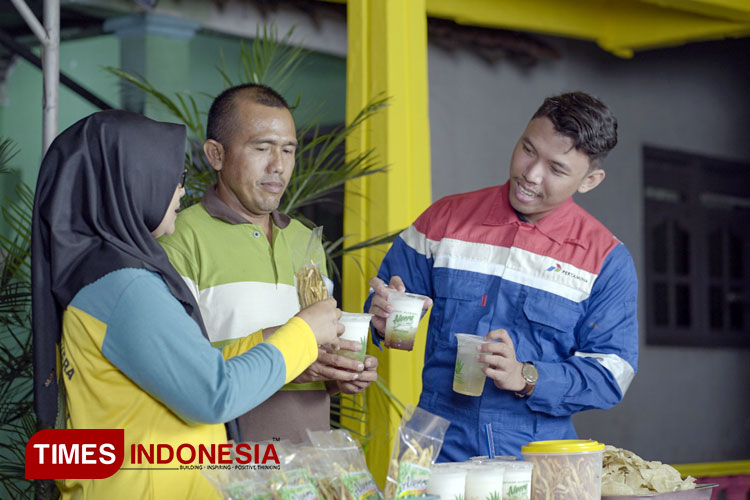 Salah satu kuliner minuman hasil olahan masyarakat Desa Doudo (Foto: Akmal/TIMES Indonesia).