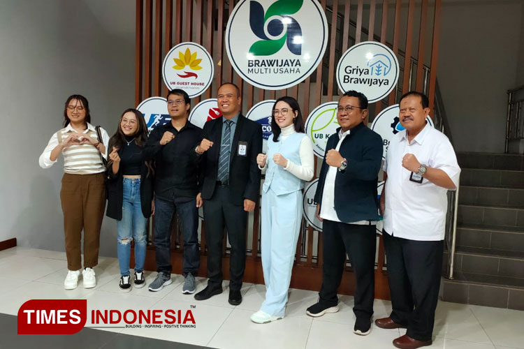 Heppy Asmara saat berada di PT BMU pada Senin (3/6/2024). (BMU for TIMES Indonesia)