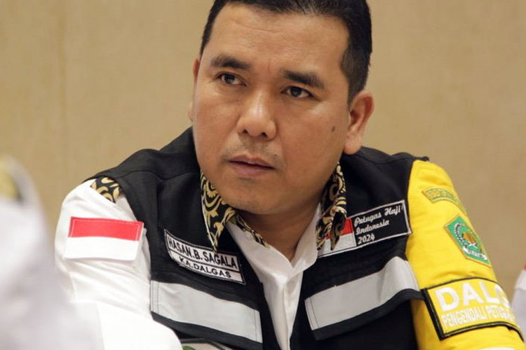 Kepala Pengendalian Petugas (Dalgas), Hasan Basri Sagala. (Foto: MCH 2024 Kemenag RI)
