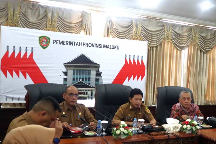 Pertemuan antara Pemprov Maluku dengan KPK RI yang digelar di ruang Rapat Lantai 6 Kantor Gubernur Maluku, Selasa (4/6/2024). (Foto: Diskominfo Maluku for TIMES Indonesia)