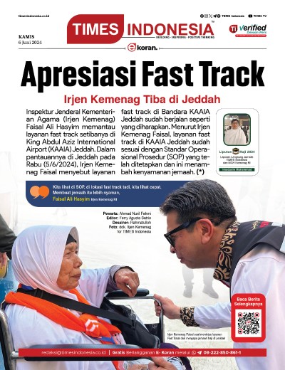 Edisi Kamis,6 Juni 2024: E-Koran, Bacaan Positif Masyarakat 5.0