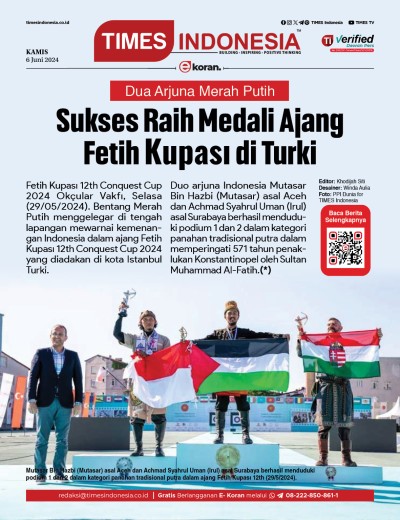 Edisi Kamis, 6 Juni 2024: E-Koran, Bacaan Positif Masyarakat 5.0
