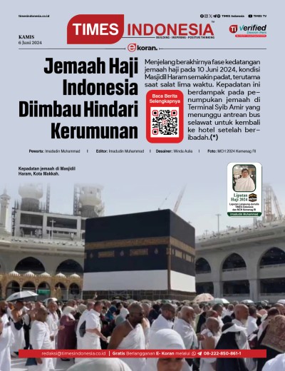 Edisi Kamis, 6 Juni 2024: E-Koran, Bacaan Positif Masyarakat 5.0