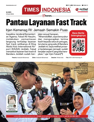 Edisi Kamis, 6 Juni 2024: E-Koran, Bacaan Positif Masyarakat 5.0