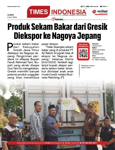 Edisi Kamis,6 Juni 2024: E-Koran, Bacaan Positif Masyarakat 5.0