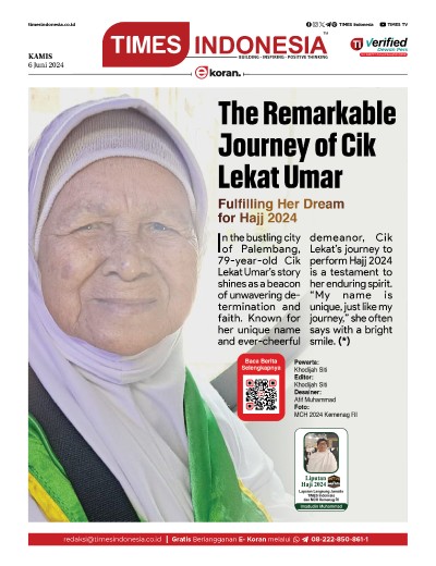 Edisi Kamis,6 Juni 2024: E-Koran, Bacaan Positif Masyarakat 5.0