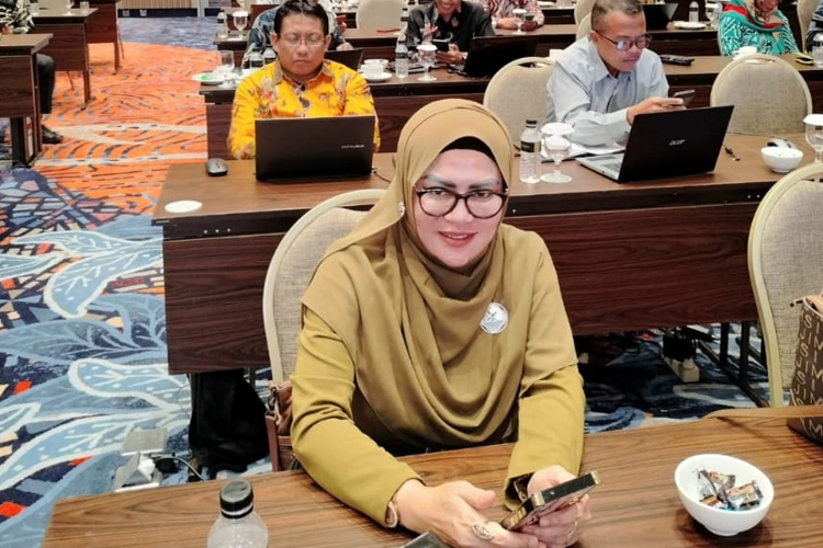 Kabid Sekolah Menengah Dinas Pendidikan Kabupaten Malang, Nurul Sri Utami, dalam kesempatan acara Uji Petik Sistem PPDB di Yogyakarta, kemarin. (Foto: Dok Dindik Kabupaten Malang for TIMES Indonesia)