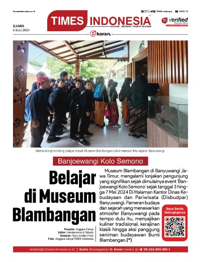 Edisi Kamis, 6 Juni 2024: E-Koran, Bacaan Positif Masyarakat 5.0