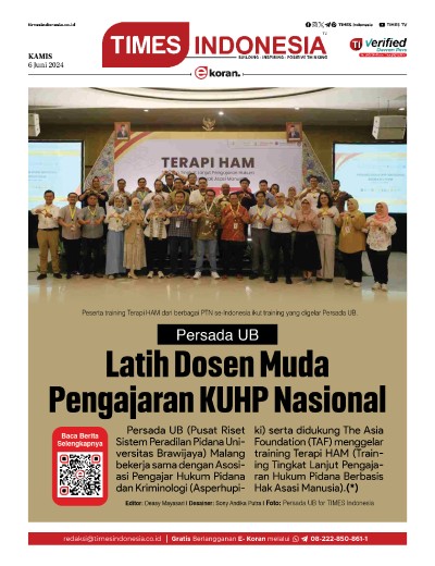 Edisi Kamis, 6 Juni 2024: E-Koran, Bacaan Positif Masyarakat 5.0