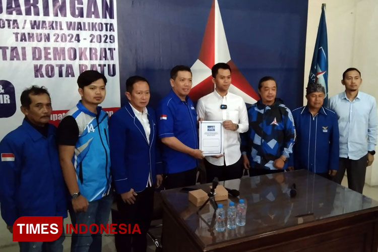 Mas Gumelar Ternyata Daftar Calon Wali Kota Batu Lewat Demokrat