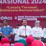 Hari Lanjut Usia Nasional, Ratusan Lansia Senam Bersama Bupati Jember