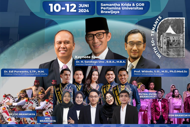 Poster Silatnas yang bakal digelar di UB pada Senin - Rabu (10-12/6/2024). (FOTO: Istimewa)