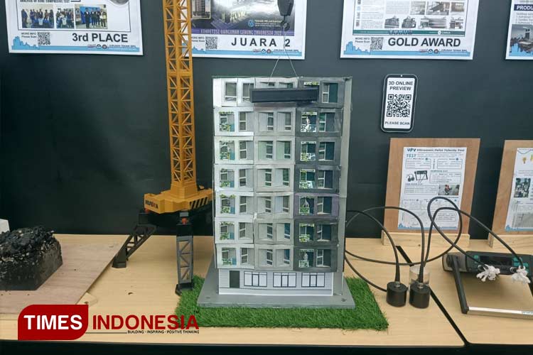 State Polytechnic of Malang Won the National Earthquake Resistant Building Competition