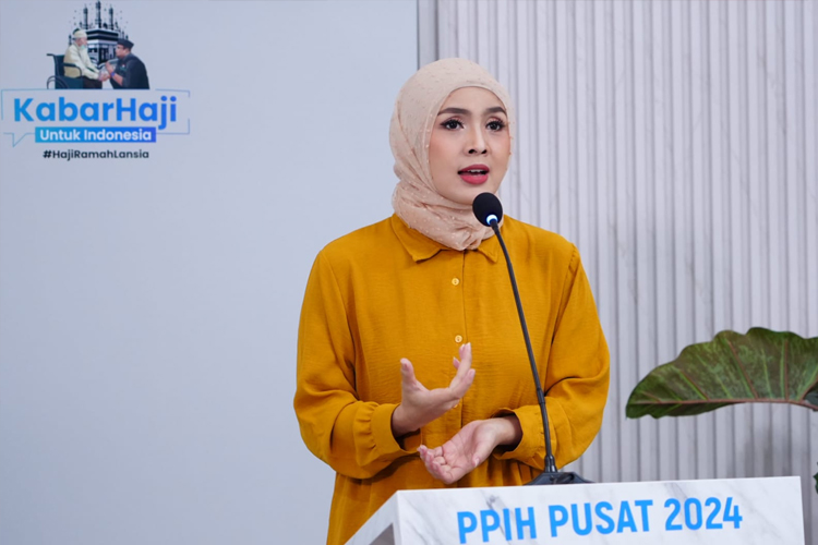 Anggota Media Center Haji (MCH) Kementerian Agama RI, Widi Dwinanda. (Foto: MCH 2024 Kemenag RI)
