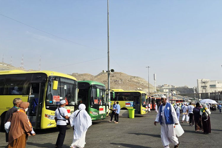 Layanan Bus Salawat Menjelang Dihentikan Jelang Puncak Haji 2024
