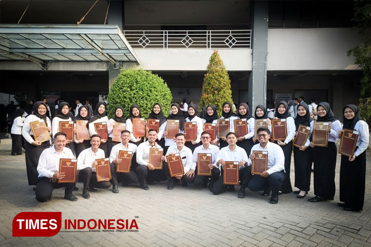 25 alumni Polbangtan Malang diterima sebagai PPPK Penyuluh Pertanian di Bojonegoro. (FOTO: Polbangtan Malang for TIMES Indonesia).