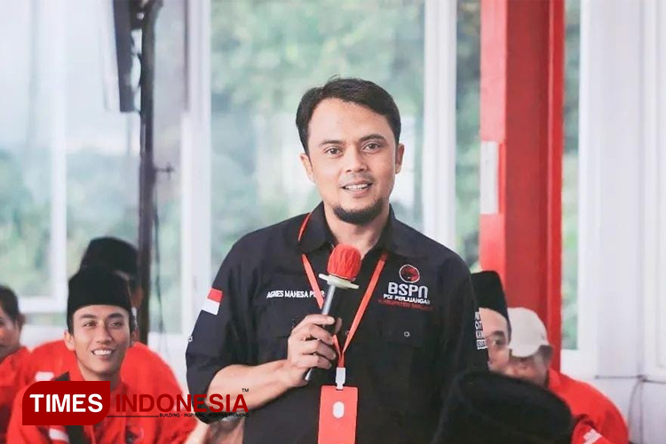 Ketua Tim 5 Penjaringan Bakal Calon Bupati dan Wakil Bupati PDI Perjuangan Kabupaten Malang, Santoko. (Foto Amin/TIMES Indonesia)