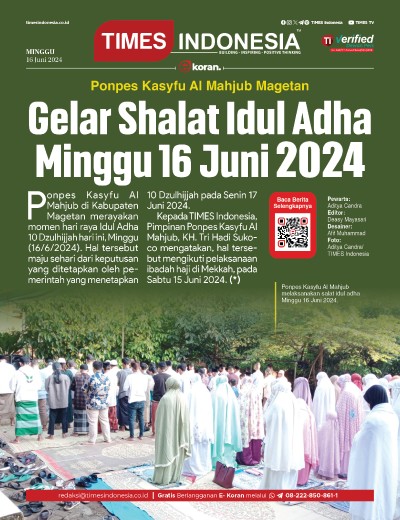 Edisi Minggu, 16 Juni 2024: E-Koran, Bacaan Positif Masyarakat 5.0 