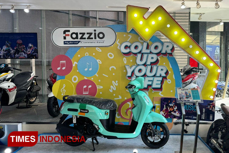 Yamaha Fazio salah satu skutik dengan tampilan stylis dan trendi. (Foto: Yamaha STSJ for TIMES Indonesia)