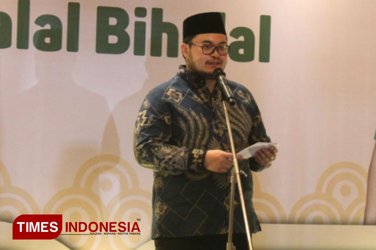 Hanindhito Himawan Pramana atau yang akrab disapa Mas Dhito dalam sebuah kesempatan kegiatan (FOTO: Yobby/TIMES Indonesia)
