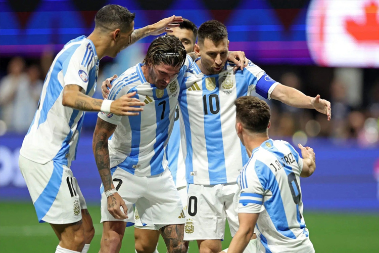 Defending champions Argentina begin 2024 Copa America on Canadian pace