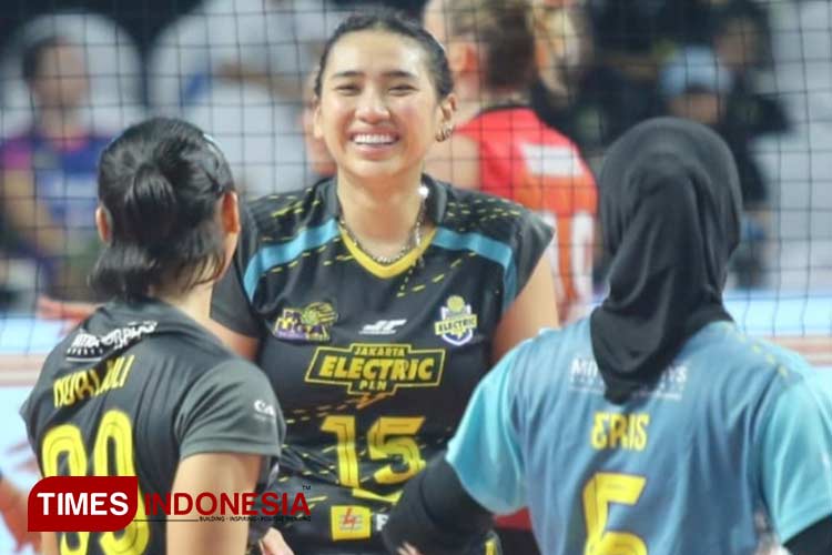 Yolla Yuliana cs harus menang atas Jakarta BIN jika ingin melenggang ke babak final four PLN Mobile Proliga 2024. (Foto:Tria Adha/TIMES Indonesia)