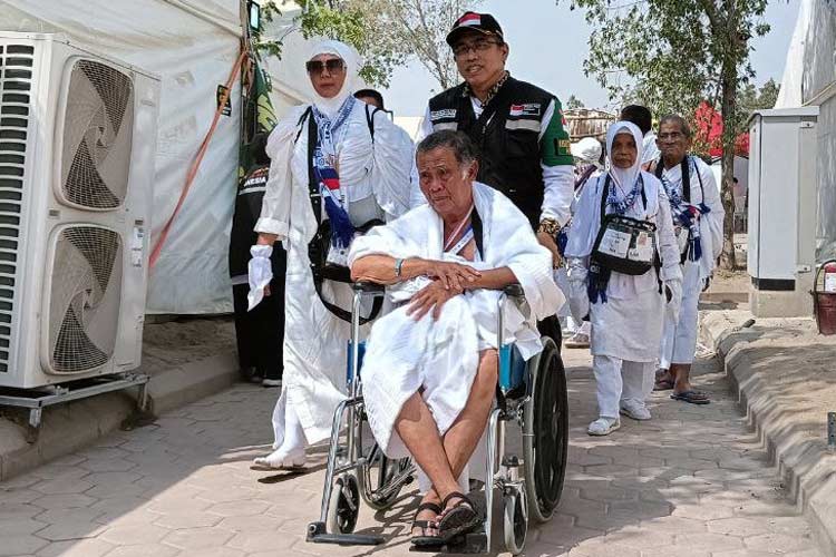 Jemaah haji Indonesia tiba di Padang Arofah. (Foto: MCH 2024 Kemenag RI)
