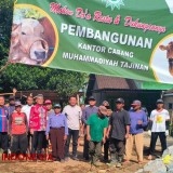 Pimpinan Cabang Muhammadiyah Tajinan Malang Bangun Gedung Dakwah di atas Tanah Hibah