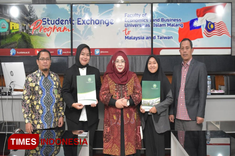 Lutfia Fatma Ningrum (Prodi Perbanan Syariah) dan Berliana Imandari Putri (Prodi Manajemen) mengikuti student exchange ke National Pingtung University (NPTU) Taiwan.