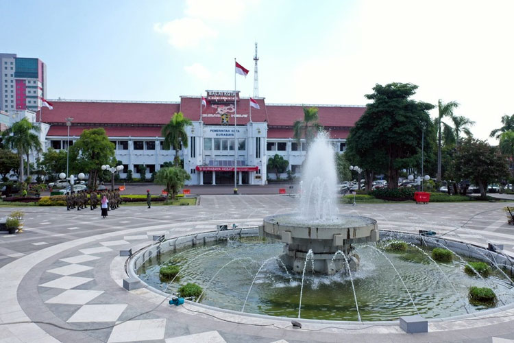 Balai kota Surabaya. (Foto: Dok. Pemkot Surabaya)