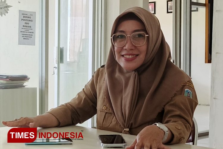Kepala Dinas Pemberdaya Masyarakat dan Desa (DPMD) Pemkab Pulau Morotai, Ida R A Arsyad. Selasa (25/6/2024). (Foto: Abdul H Husain/TIMES Indonesia).