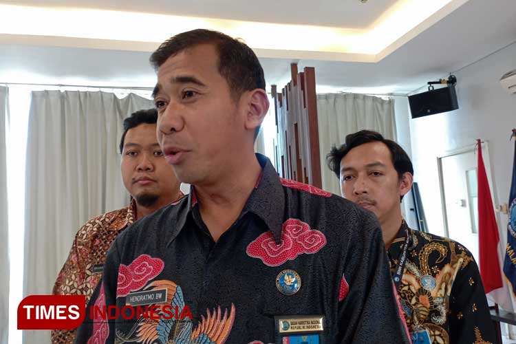 Kepala Badan Narkotika Nasional Kabupaten Malang, Letkol Laut PM Hendratmo Budi Wibowo. (Foto: Amin/TIMES Indonesia)