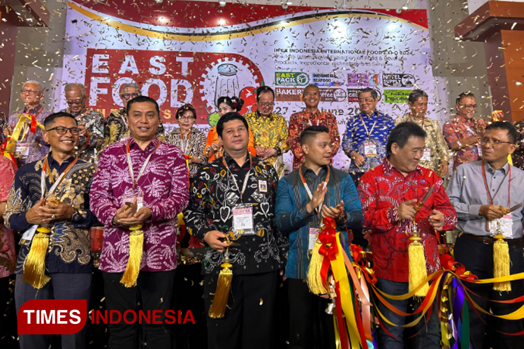 Pembukaan East Food Indonesia dan East Pack Surabaya di Grand City Convex, Kamis (27/6/2024).(Foto : Lely Yuana/TIMES Indonesia)