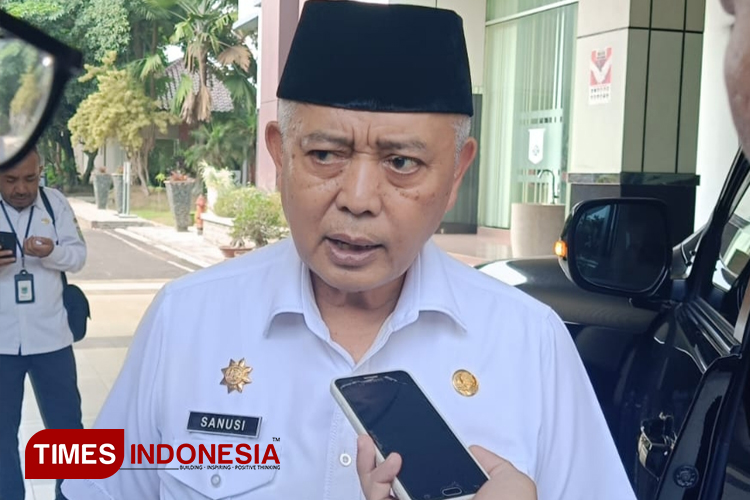Bupati Malang, HM Sanusi, di Pendopo Panji Kabupaten Malang. (Foto Amin/TIMES Indonesia)